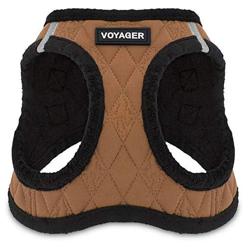 Voyager Step-In Plush Dog Harness ??Soft Plush. Step In Vest Harness for Small and Medium Dogs by Best Pet Supplies - Harness (Beige Plush). XL (Chest: 20.5 - 23)