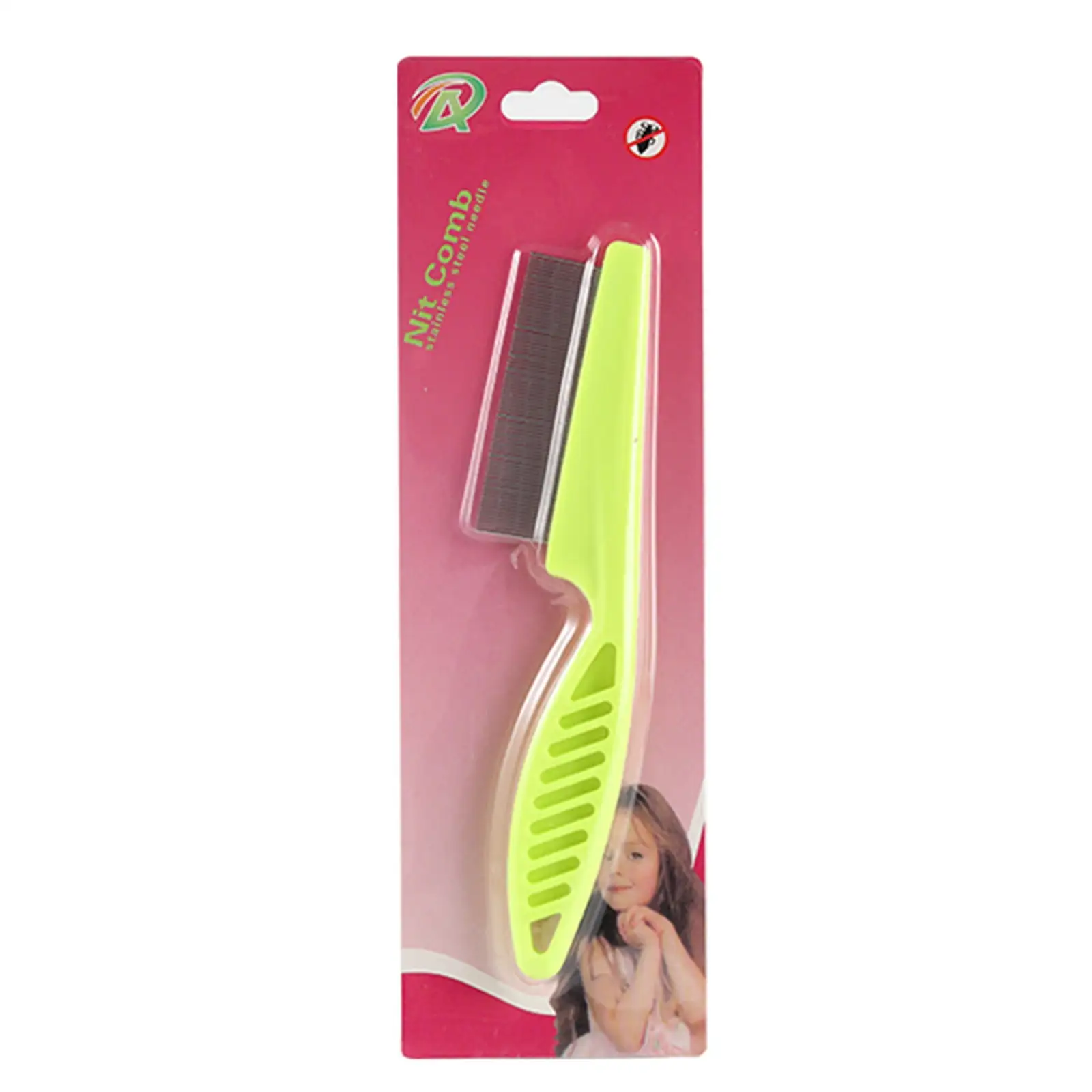 WSBDENLK Cardboard Package Pet Comb Flea Comb S Stainless Steel Dense Tooth Comb Needle Comb Pet Hair Brush Combs and Brushes Hair Brush Shedding