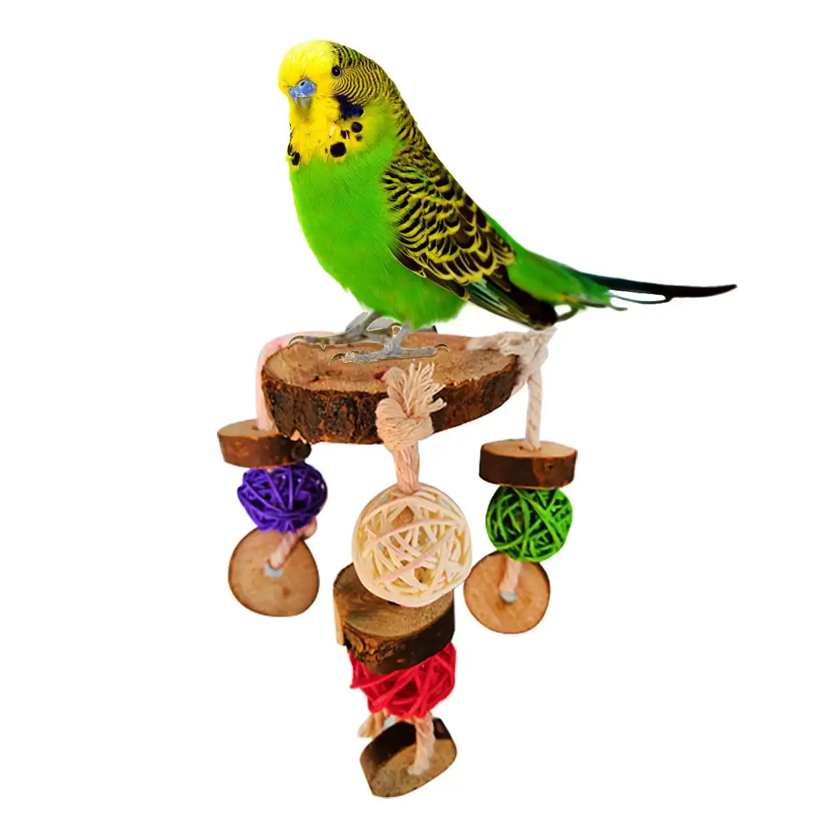 WZHXIN Home Decor.Bird Habitat Round Wooden Platform Parrot toys Bird Cage Accessories.Mother'S Day Clearance.Gifts for Women