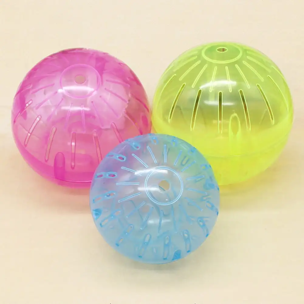 Walbest 4inch Portable Transparent Hamster Rodent Pet Jogging Ball Exercise Play Toy