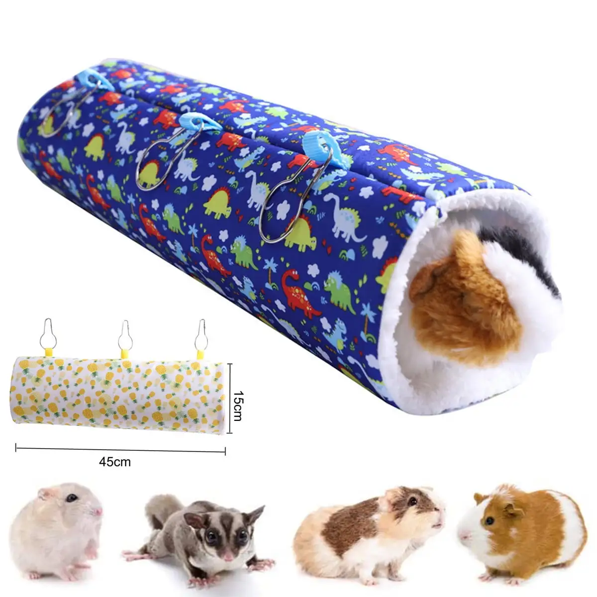 Walbest Tunnel Hanging Hammock Bed. Small Animal Hamster Rat Guinea Pigs Squirrel Toy