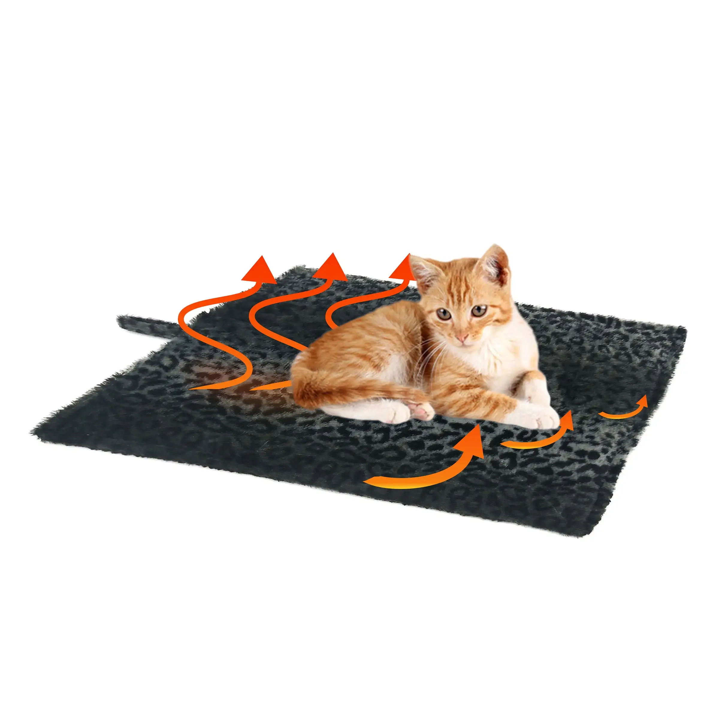 Waloo Self-Heating Thermal Pet Mat: Safe and Cozy Spot for Your Cat Or Dog Friend (22x18.5 inches)