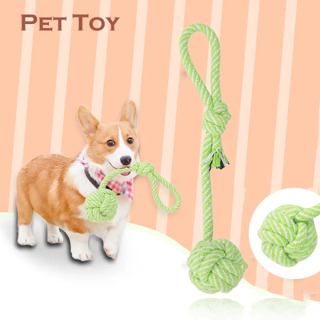 Wamans Pets Puppy Toys Small Rope Balls for Dogs Teething Chew Cotton Toy Ball for Puppies and Dog