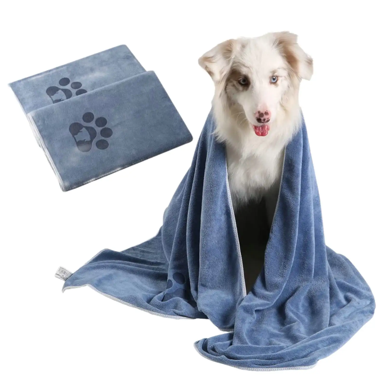 Warkul Pet Towel Long-lasting Super Absorbent Dogs Cats Towel Quick Drying Soft Comforable Blanket Pet Supplies