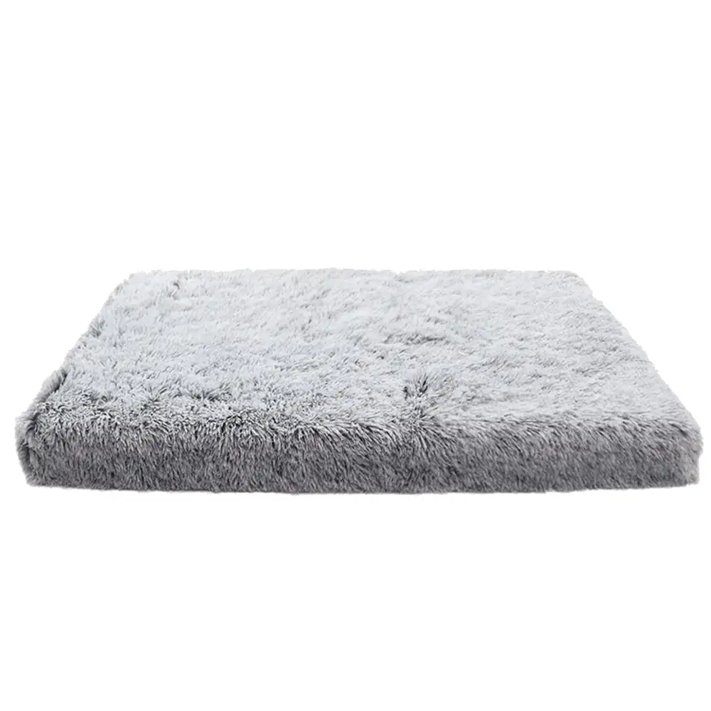 Washable Dog Bed Mat Reversible Dog Crate Pad Soft Fluffy Pet Kennel Beds Dog Sleeping Mattress for Large Jumbo Medium Small Dogs - style1