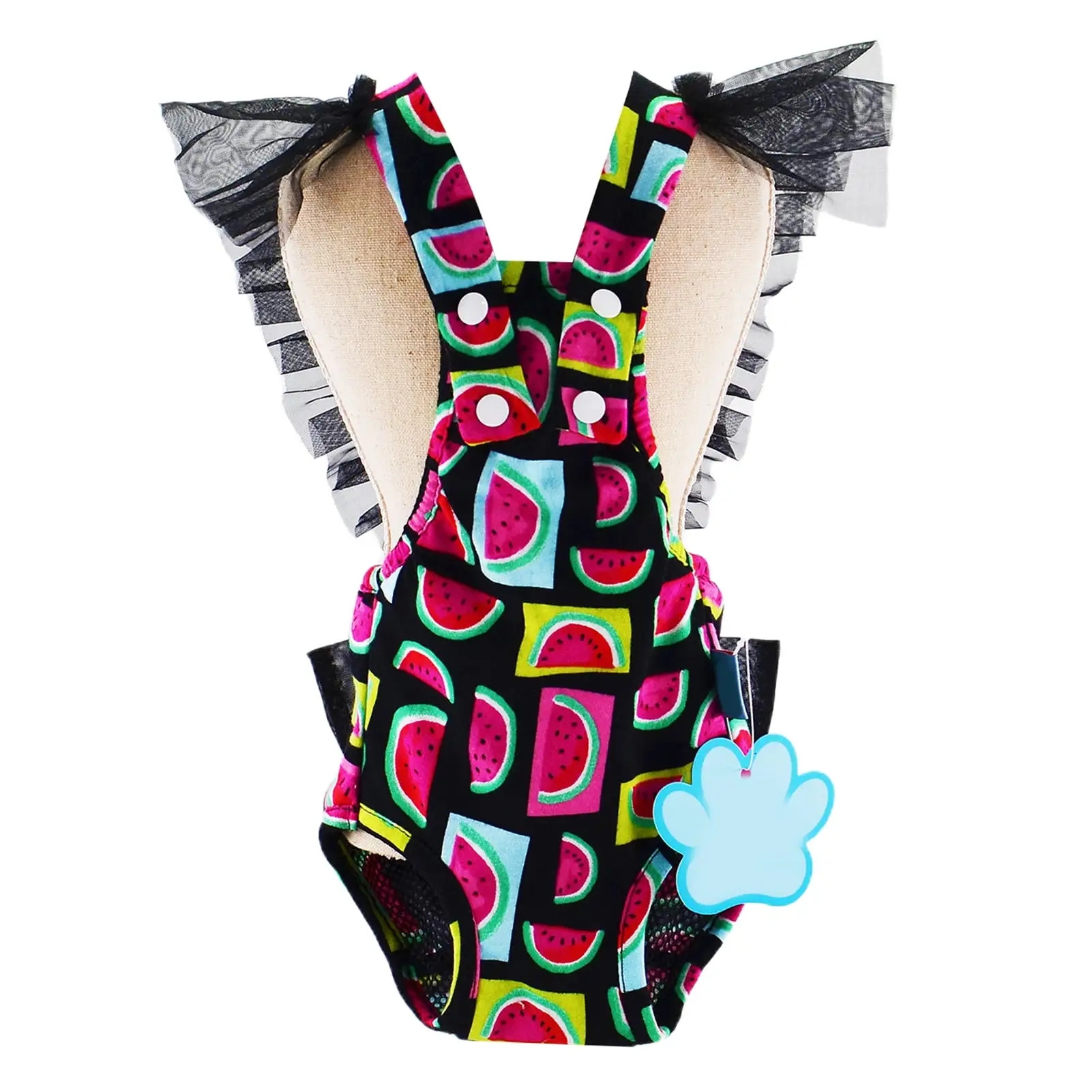 Washable Doggie Diaper Jumpsuit - Breathable and Vibrant - Designed for Male Dogs - Belly Overalls - Perfect for Your Dog's Comfort