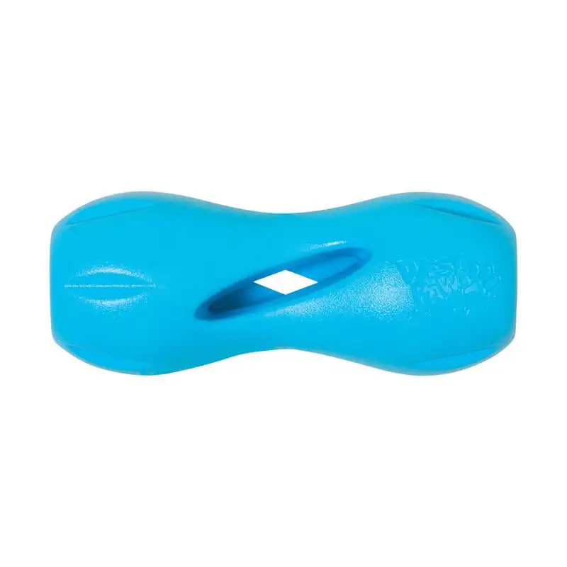 West Paw Zogoflex Qwizl Small 5.5 Dog Toy. Aqua