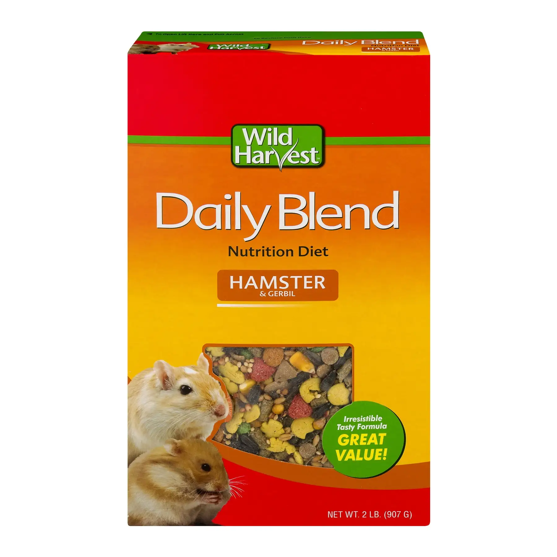 Wild Harvest Daily Blend Nutrition Diet for Hamsters & Gerbils. 32 oz