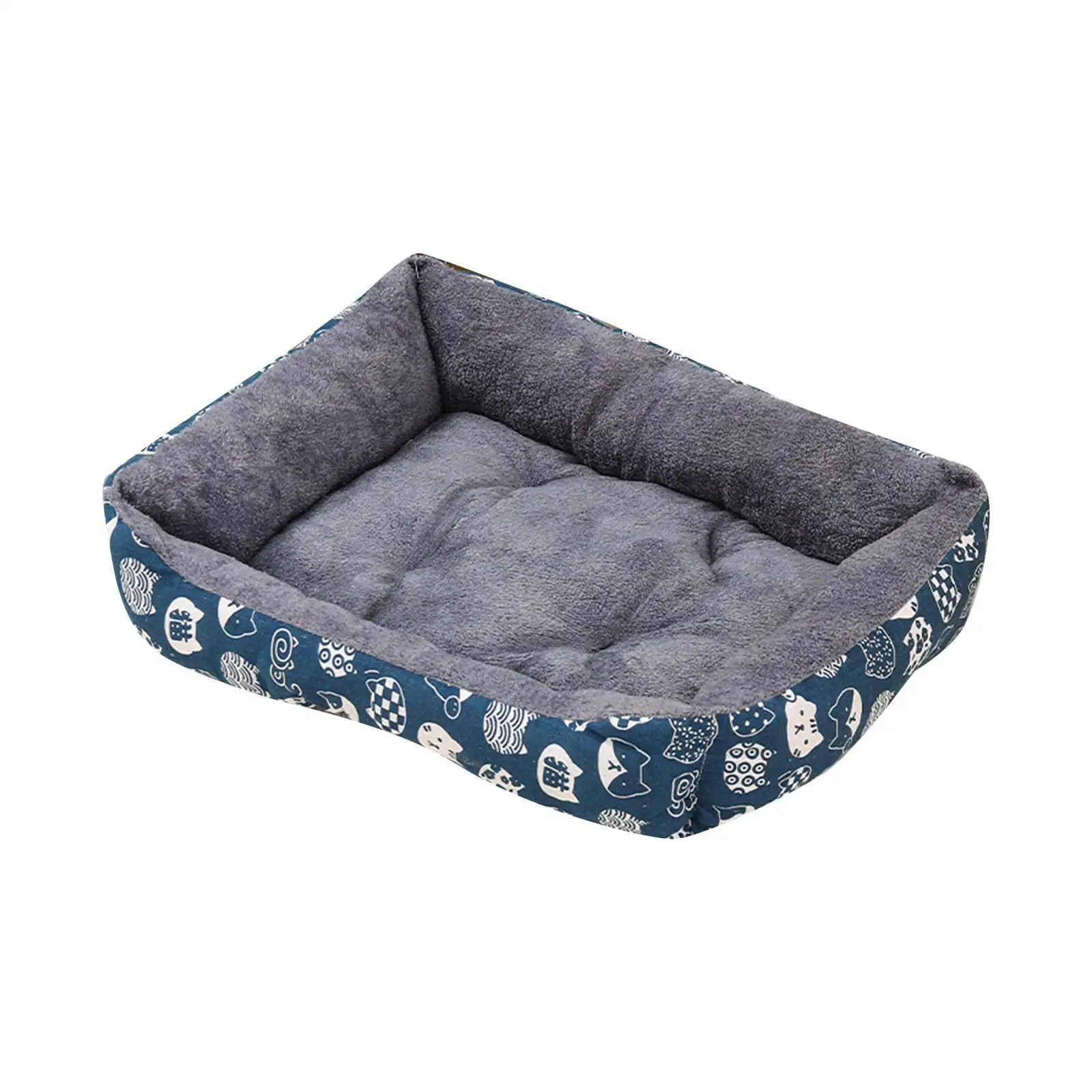 Wojeull Pet Kennel Rectangular Kennel Thickened Warm Mat Large Dog Small Kennel Adult Cat And Kennel