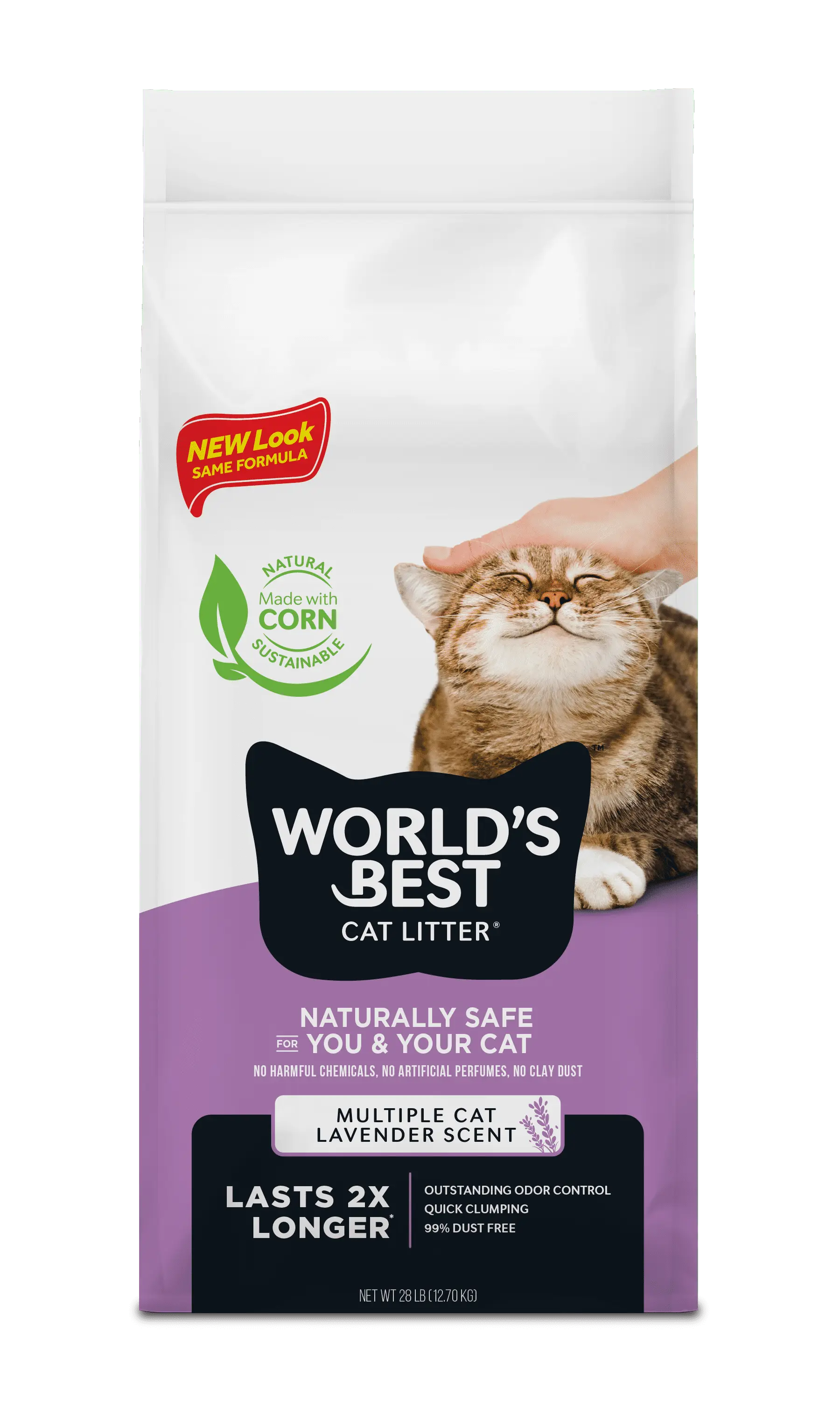 World's Best Cat Litter? Lavender Scented Cat Litter 28 lb