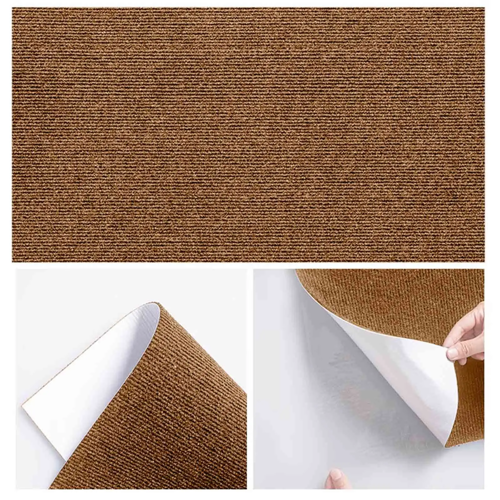 YATLTE Cat Scratch Mat. 40 CM x 100 CM Versatile Self-Adhesive Replacement Easy Use. for Cat Trees. Cat Wall Furniture. Scratching Posts. and Couch Protection