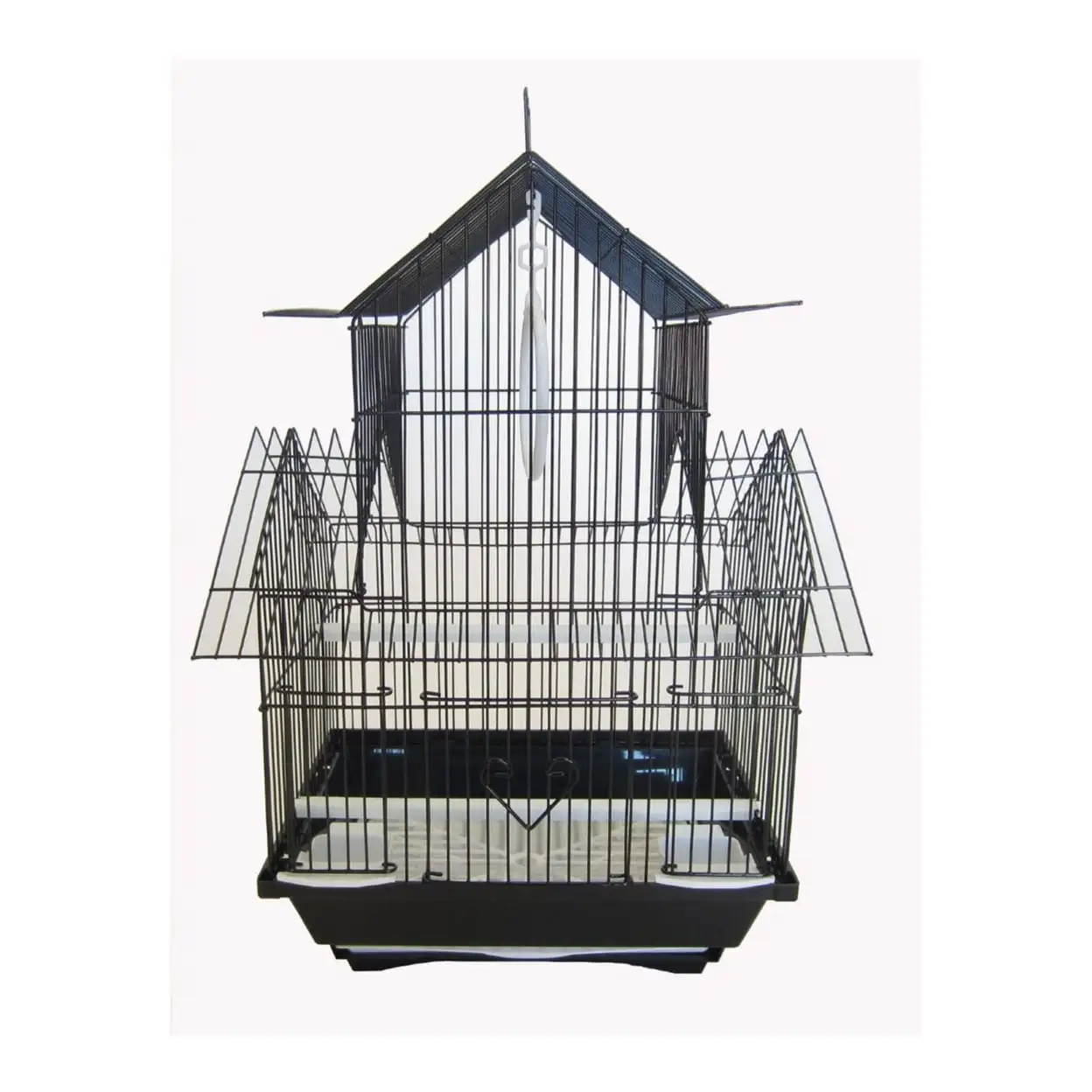 YML 1144BLK Pagoda Top Cage. Small