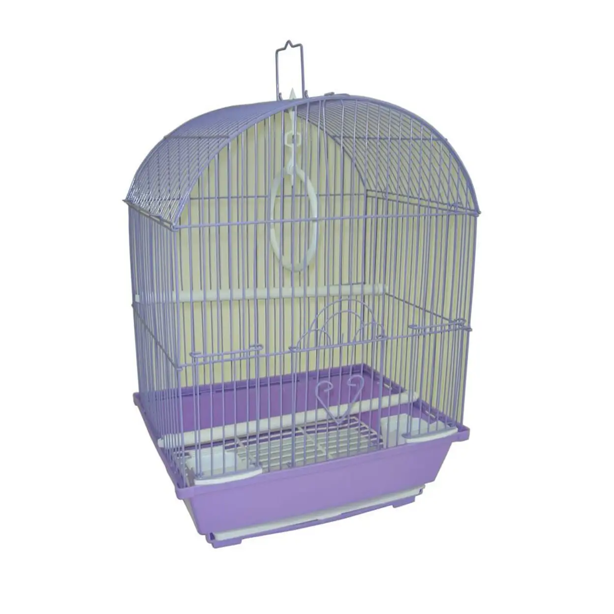 YML A1104PUR Round Top Style Small Parakeet Cage. 11 x 9 x 16