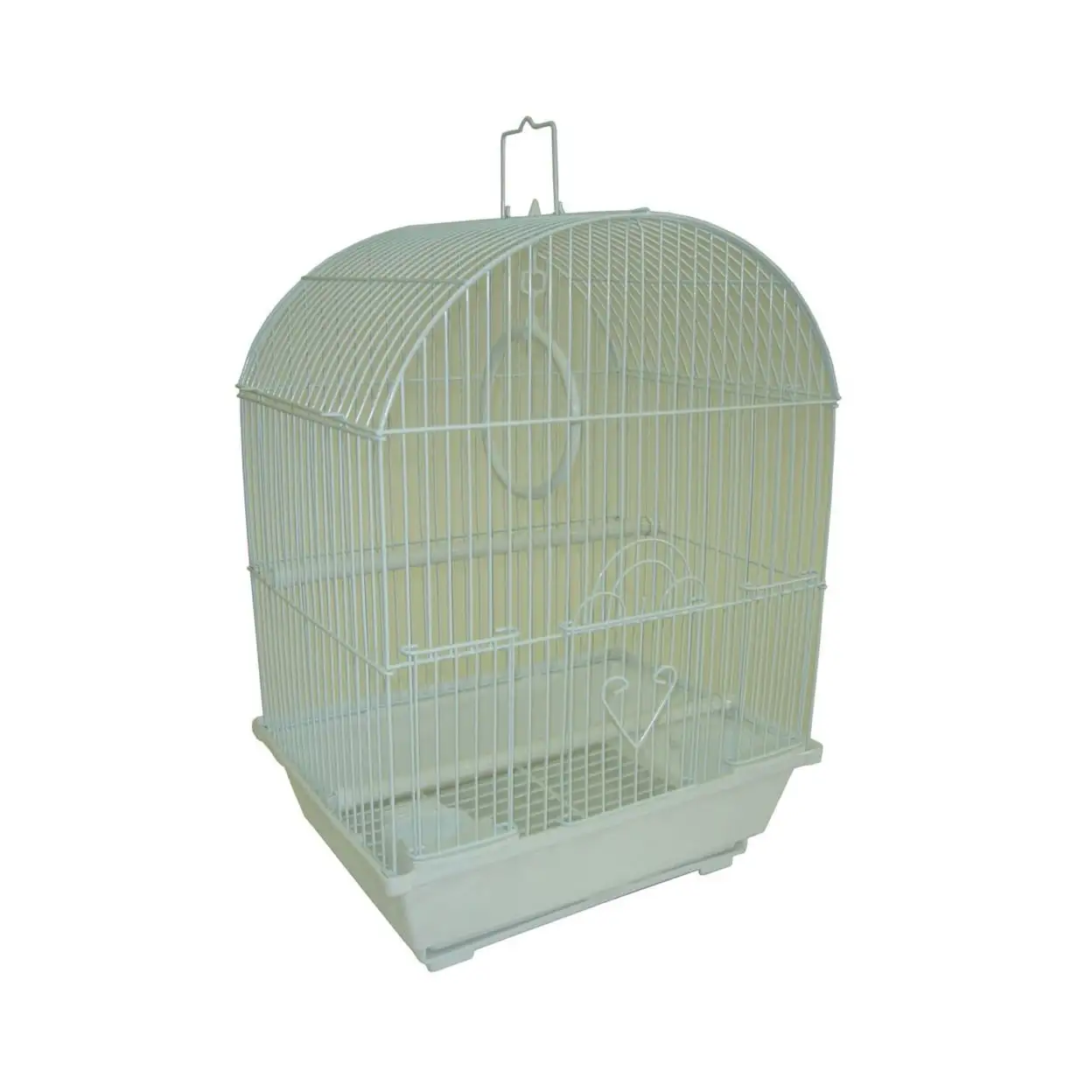 YML A1104WHT Round Top Style Small Parakeet Cage. 11 x 9 x 16