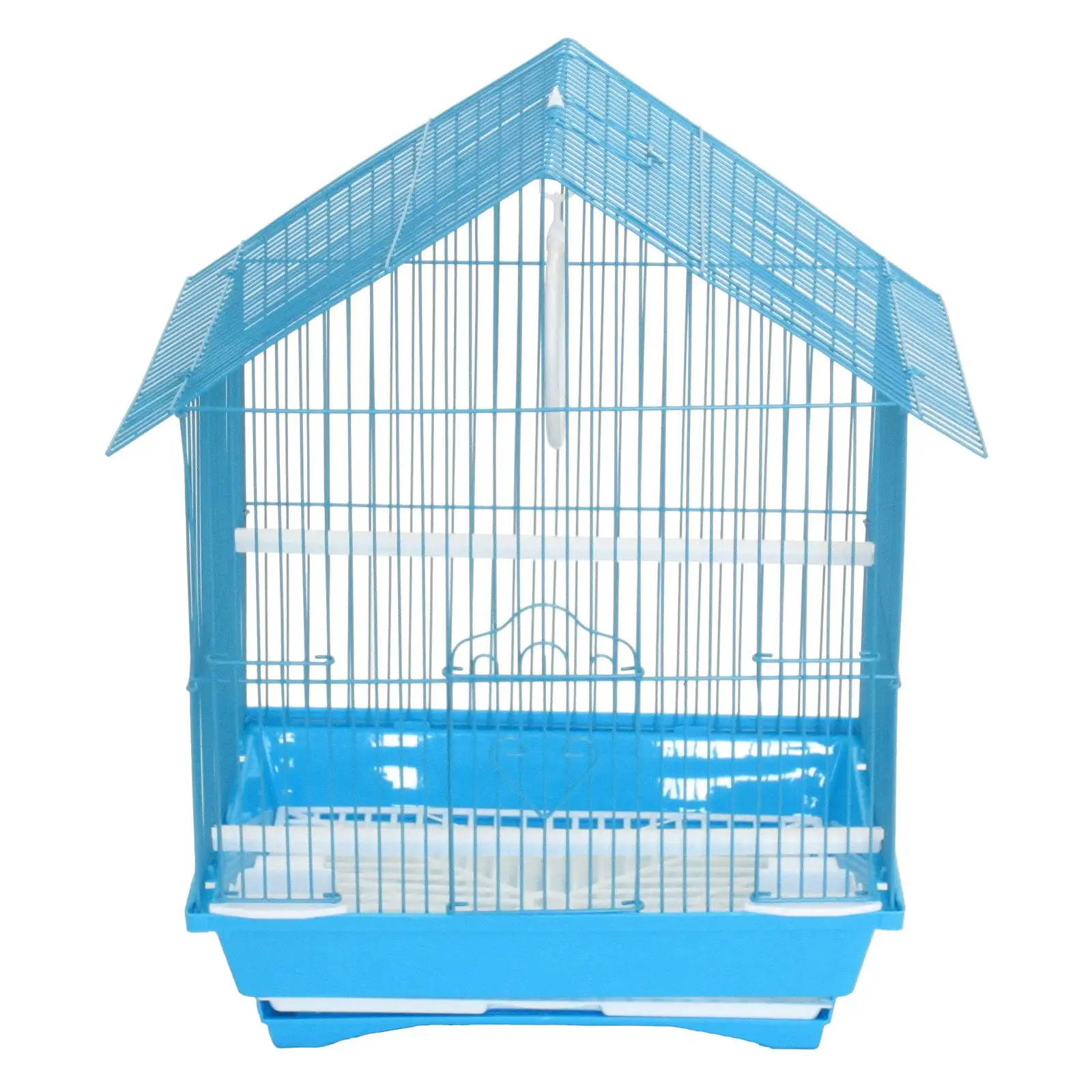 YML A1114MBLU House Top Style Small Parakeet Cage