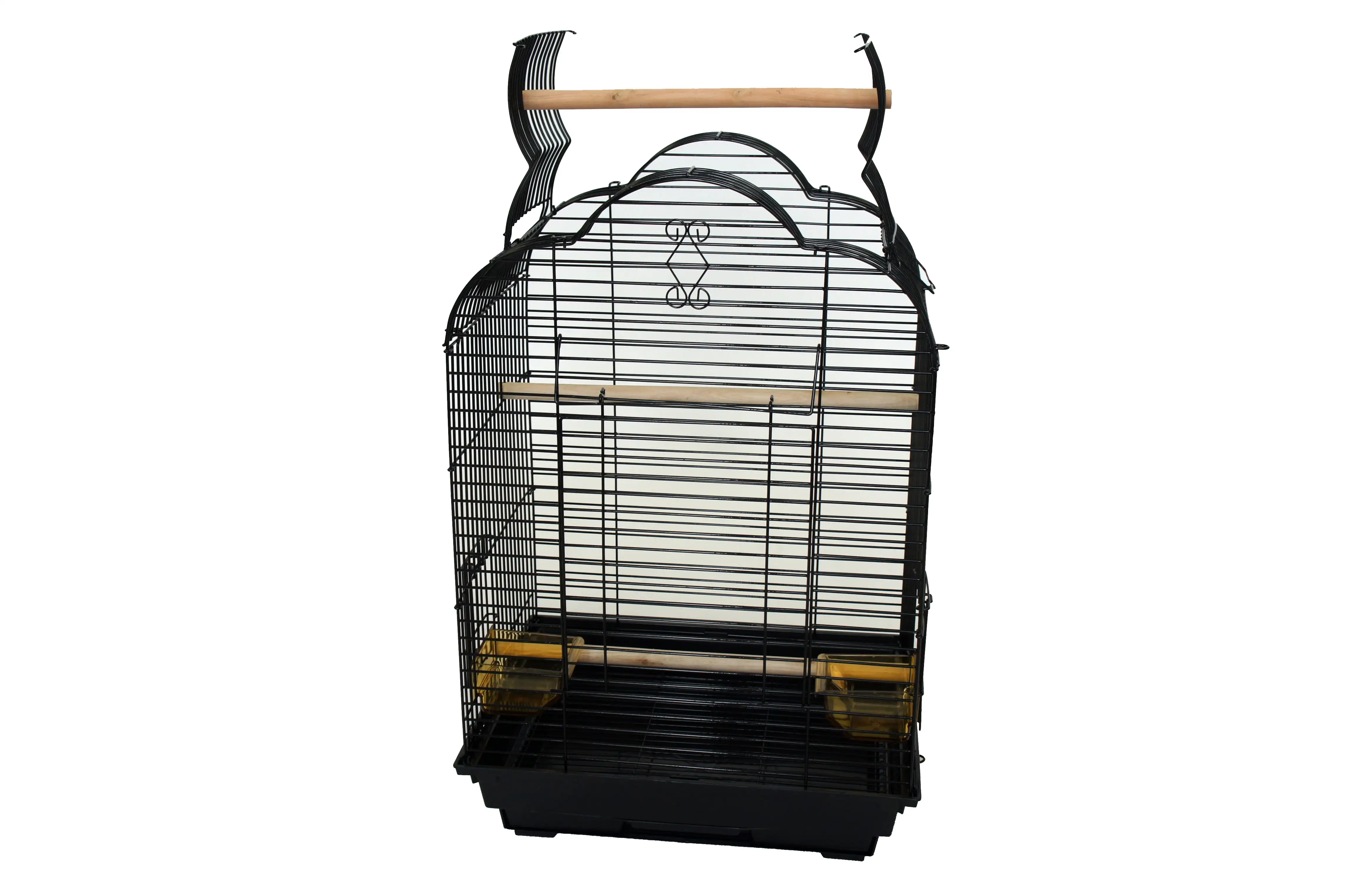 YML A5834BLK Bar Spacing Small Parrot Cage. 18 x 14. Black