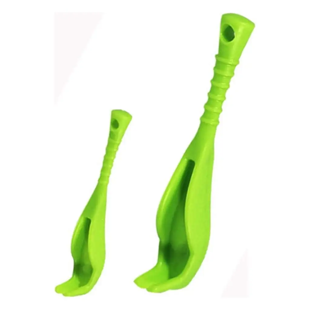 YUEHAO 2Pcs New Pack 2 Sizes Tick Remover Hook Tool Human/Dog/Pet/Horse/Cat Useful Flea Hook Scratcher Tick Green