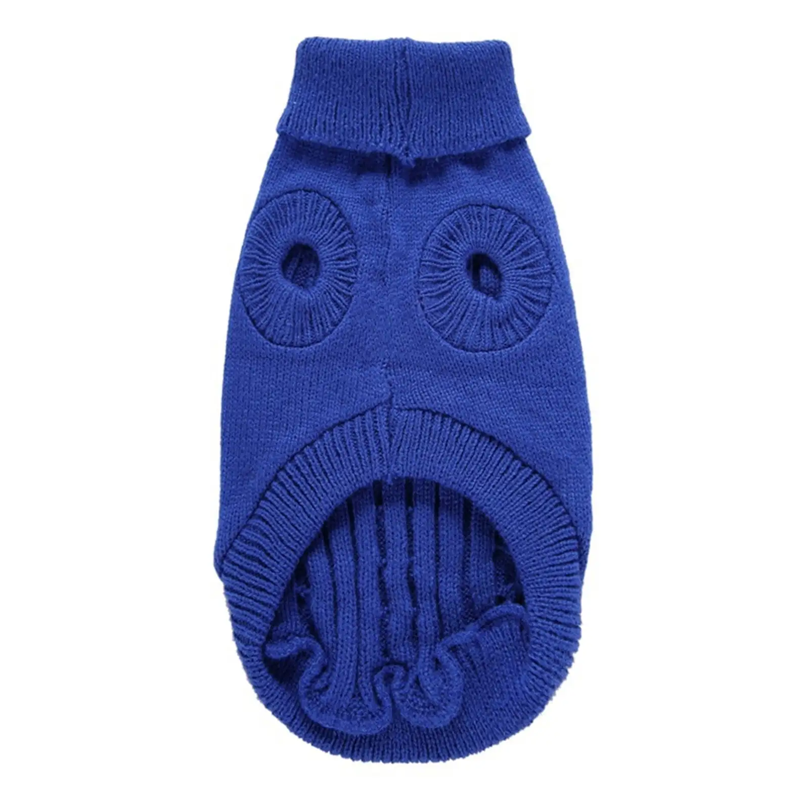 YUEHAO Dog Sweaters for Small Dogs Small Dog Sweaters Knitted Pet Cat Sweater Warm Dog Sweatshirt Dog Winter Clothes Puppy Sweater Rope Pet Dog Sweater Small Dog Sweater (Blue. M)