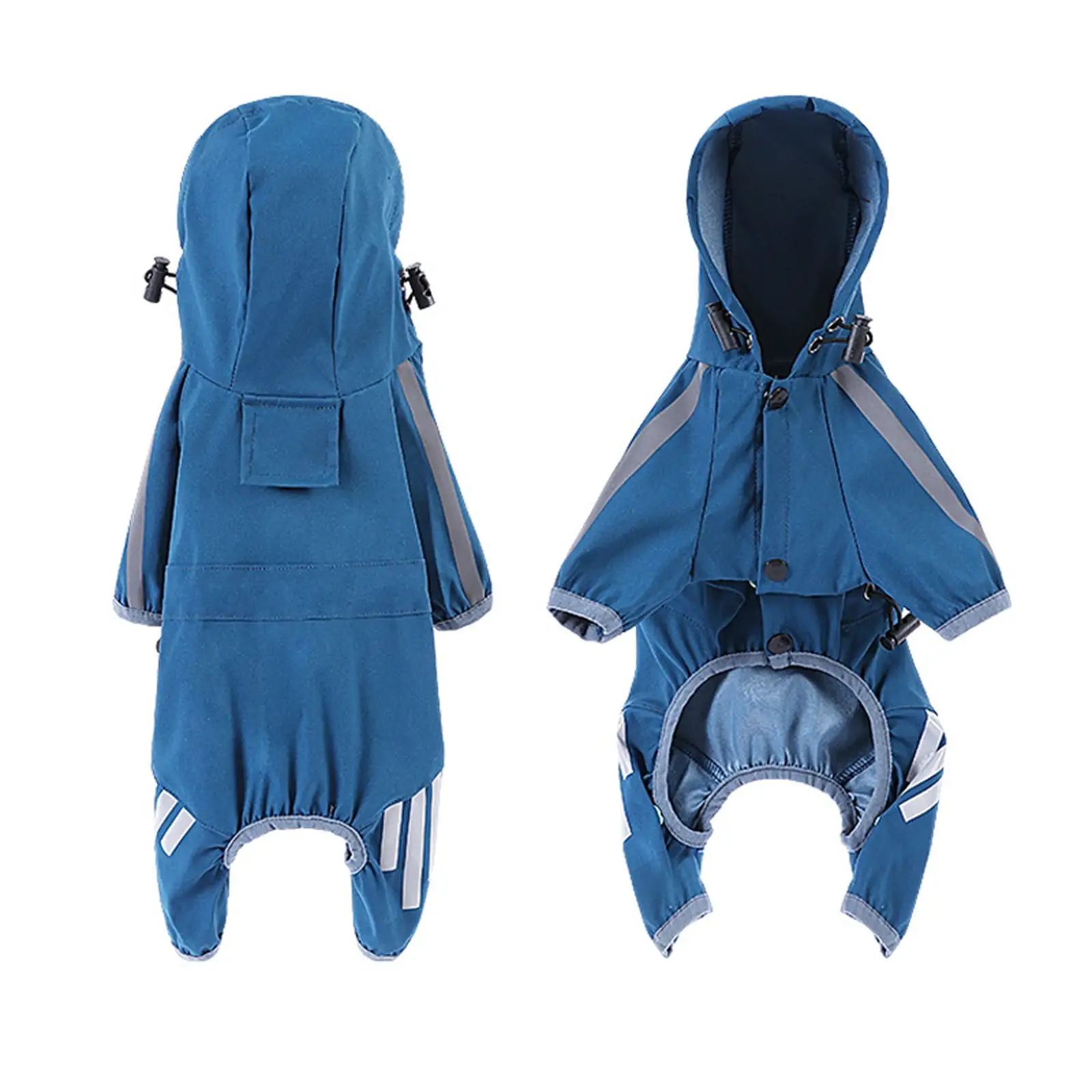 YUHAOTIN Dog Raincoat Pet Raincoat Dog Four Legged Raincoat Size Dog Pet Rainy Day Outing Clothes Dog Raincoats for Medium Dogs Dog Raincoats for Medium Dogs with Harness