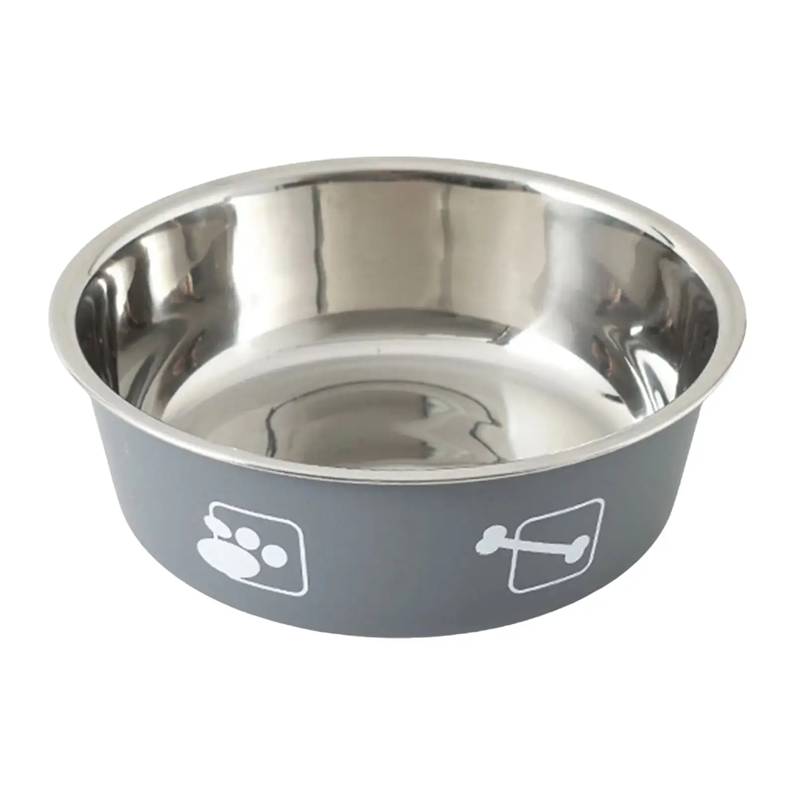 YUHAOTIN Stainless Steel Cat Bowls Cute Dog Bowls Stainless Steel with Non Rubber Base Durable Food Water Dishes Feeder Bowl for Small Medium Dogs Cats Slow Feeder Dog Bowls Stainless Steel Non Slip