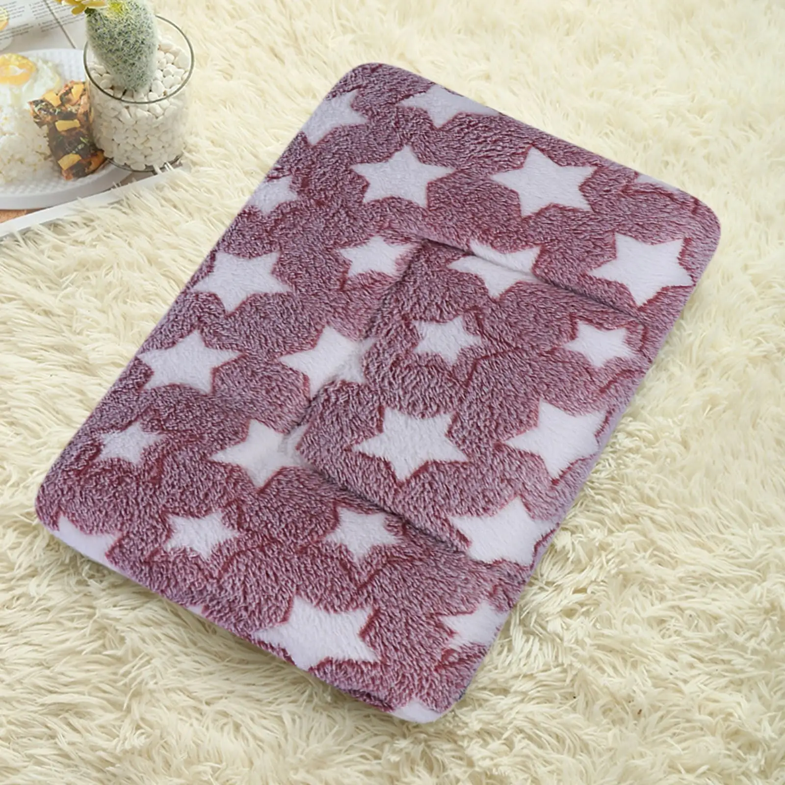 YangJinLian Fancy Dog Crate Pad Dog Bed Mat Dog Bed Pad with Machine Washable. Dog Crate Mat for Dogs