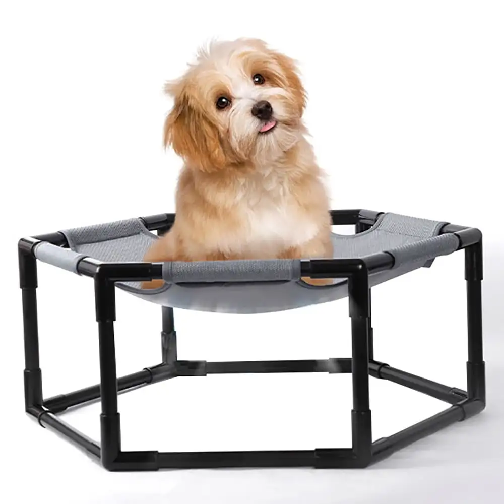 Yikeyo Elevated Pet Dog Cat Bed for Indoors & Outdoors. Small. Grey (20.47)