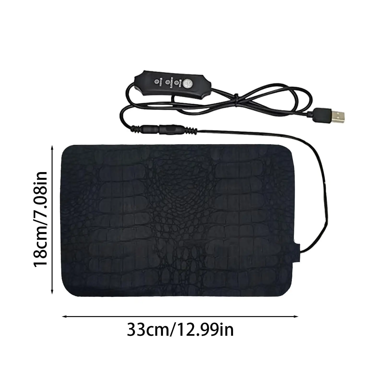 ZENMELE Usb Heating Pad Leather Climbing Pet Heating Pad Scratching Peptile Insulation Pad Three Of Temperature Adjustment