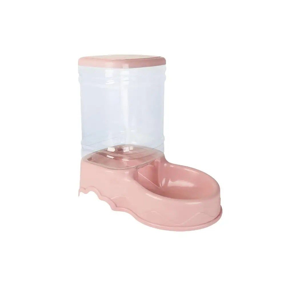 ZHXXCUM Pet automatic feeder cat drinking bowl cat bowl large capacity dog bowl 3.8L combination food storage bucket pet supplies