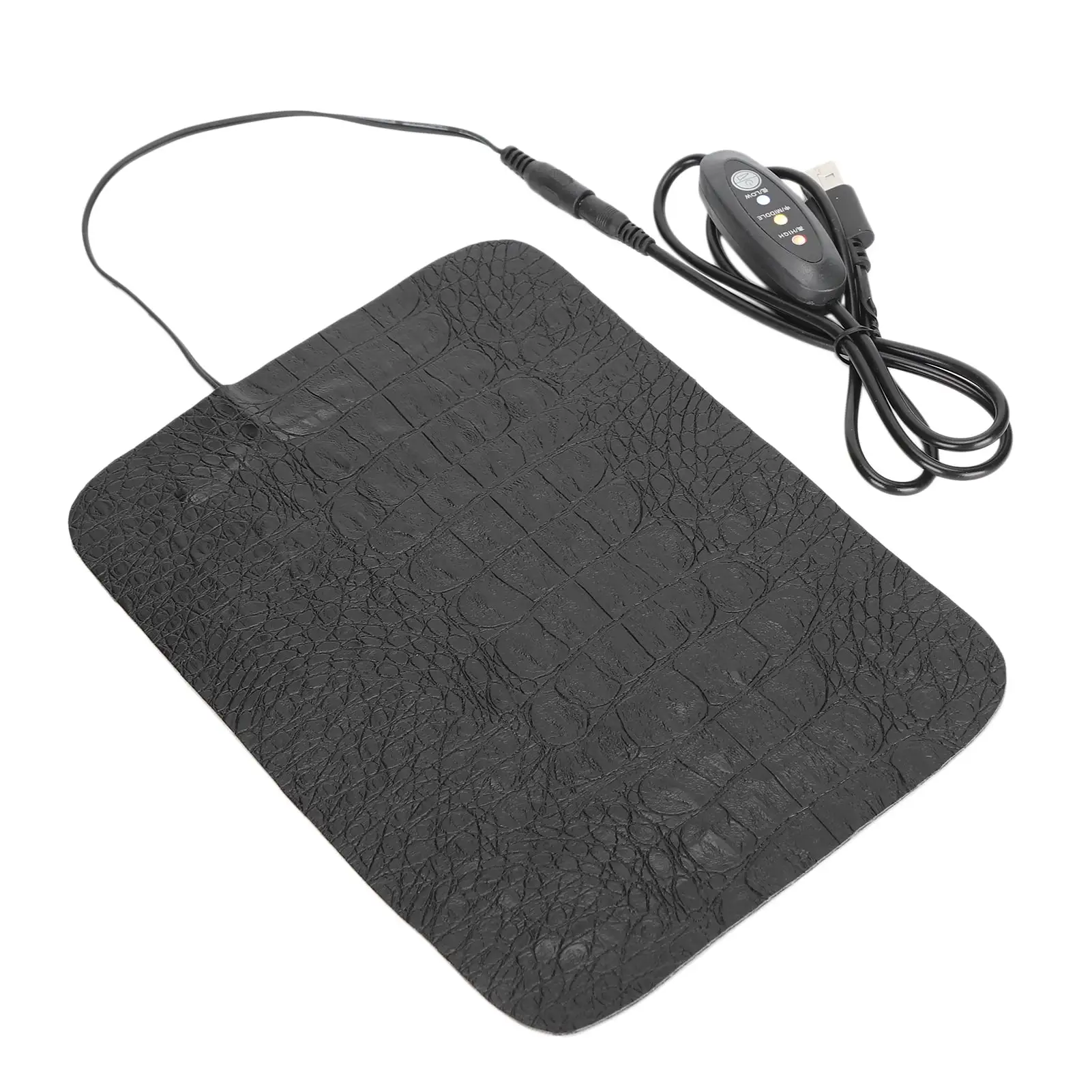 Zerodis Fish Tank Temperature Control Products Adjustable Heating Rods USB Reptile AntiScratch Heating Pad Waterproof Heat Mat For