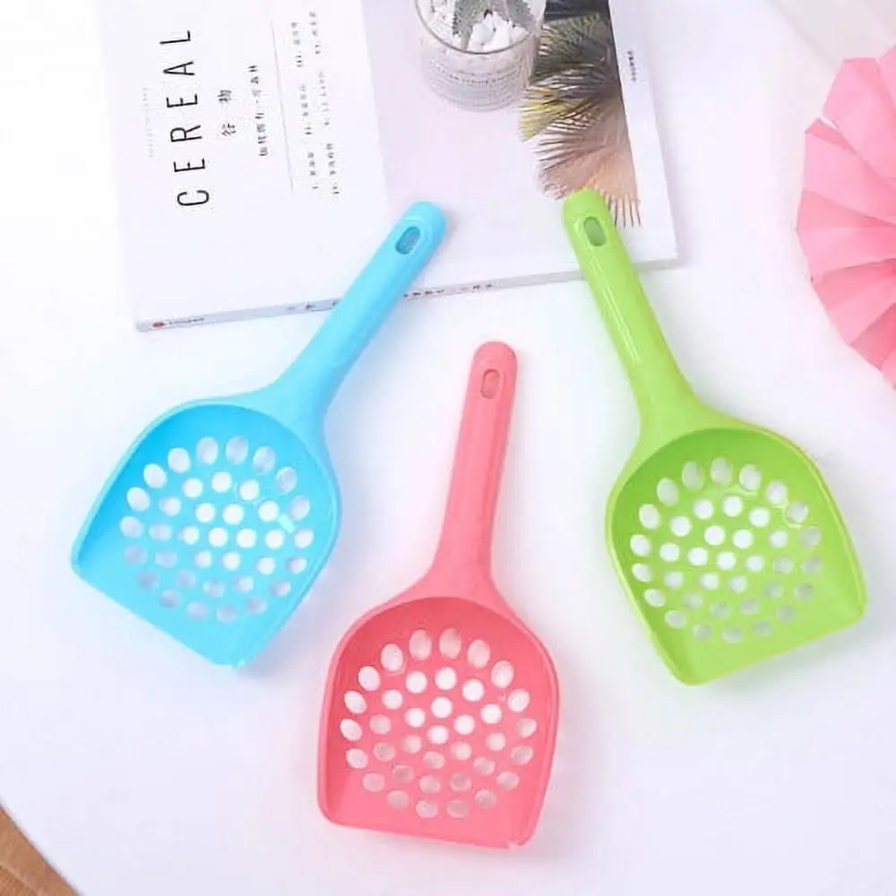 Zhaomeidaxi Plastic Cat Litter Scoop. Lightweight Kitty Litter Boxes Scooper Pet Sift Shovel. Litter Cleaning Tool