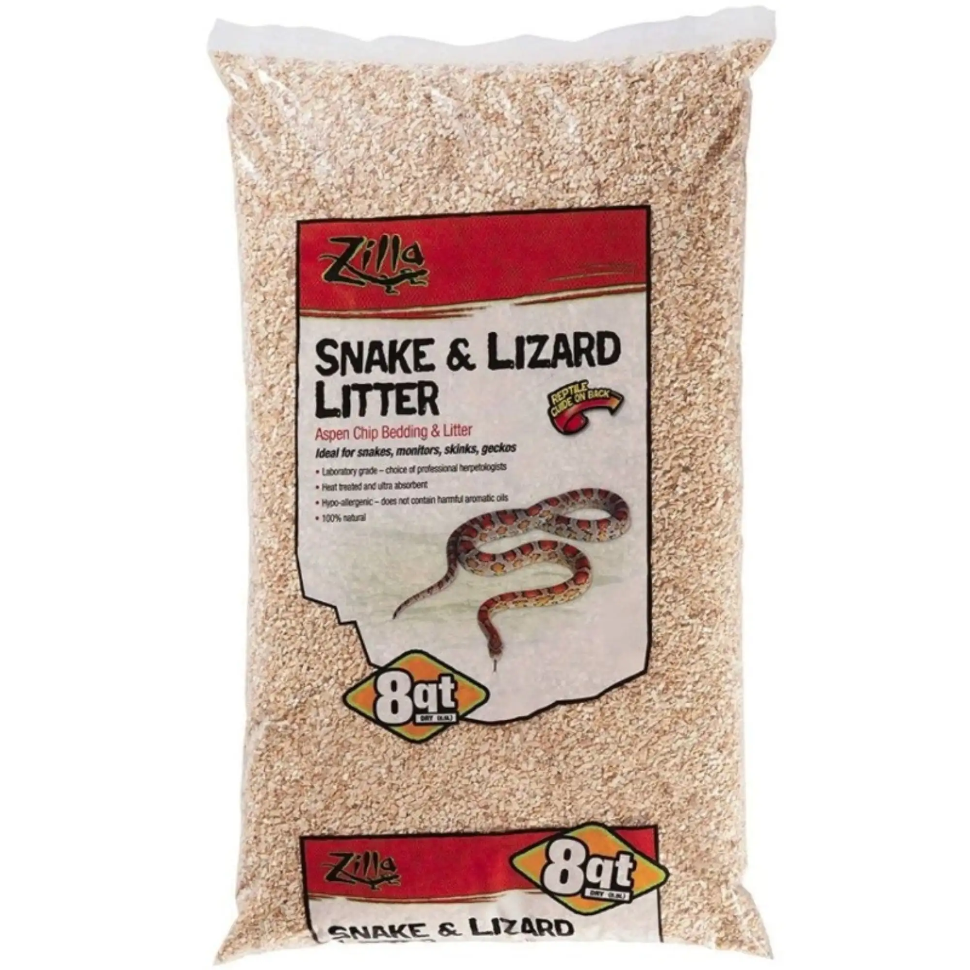 Zilla Lizard Litter Premium Reptile Bedding - 8 qt