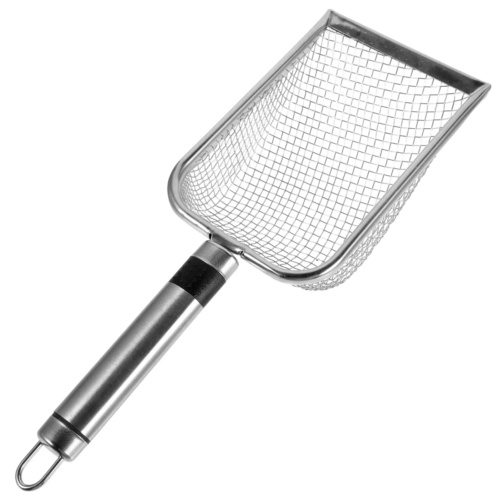 Zonh Stainless Steel Beach Sand Sifter Shovel for Shells and Pet Litter