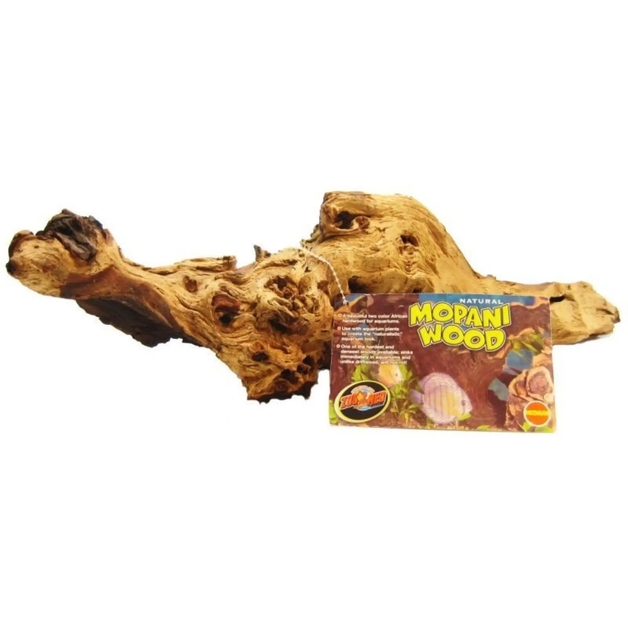 Zoo Med Aquatic Mopani Wood. Medium (10-12 Long)