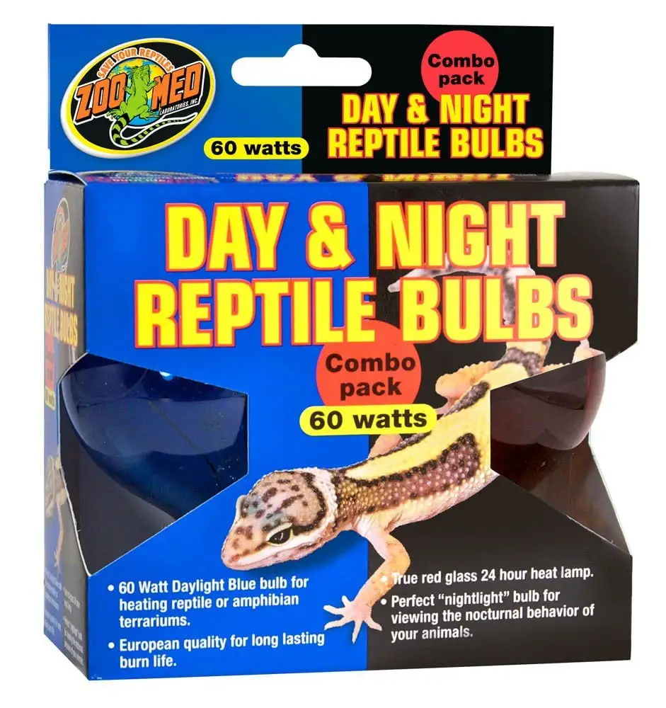 Zoo Med Day & Night Reptile Bulbs Combo Pack 60W