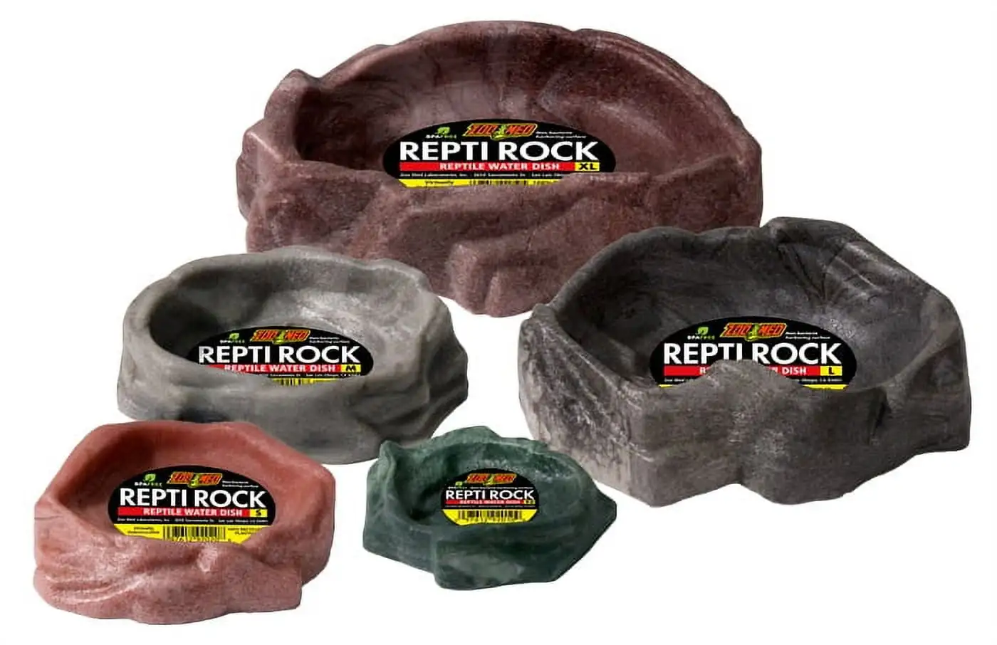 Zoo Med Laboratories Repti Rock Reptile Water Dish X-Small 1 X 5.5 X 5.5 Inch