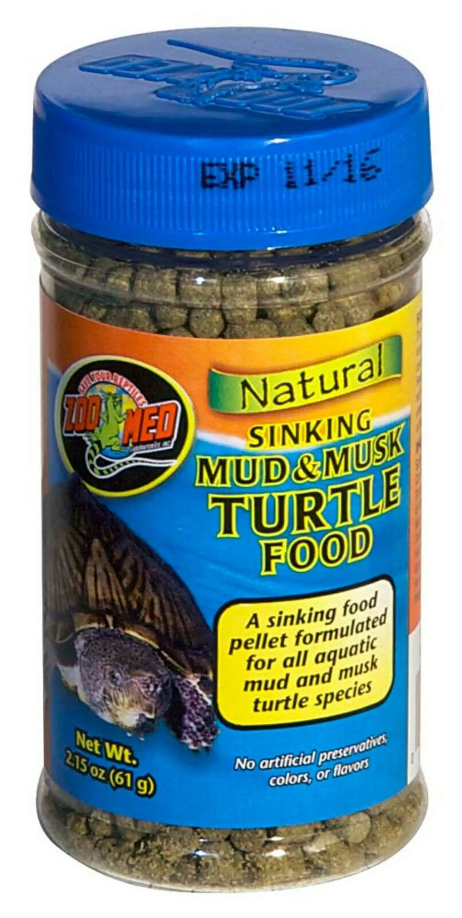 Zoo Med Natural Sinking Mud & Musk Turtle Dry Food (Asst Sizes)