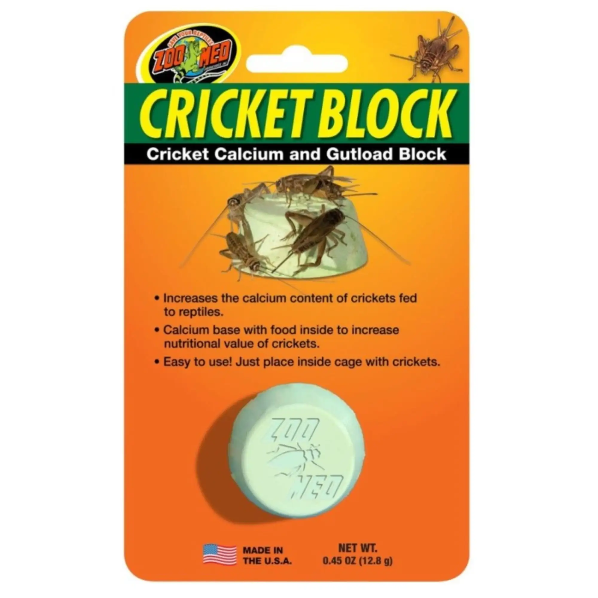 Zoo Med Regular Cricket Blocks Gut Load Block - 1 Count