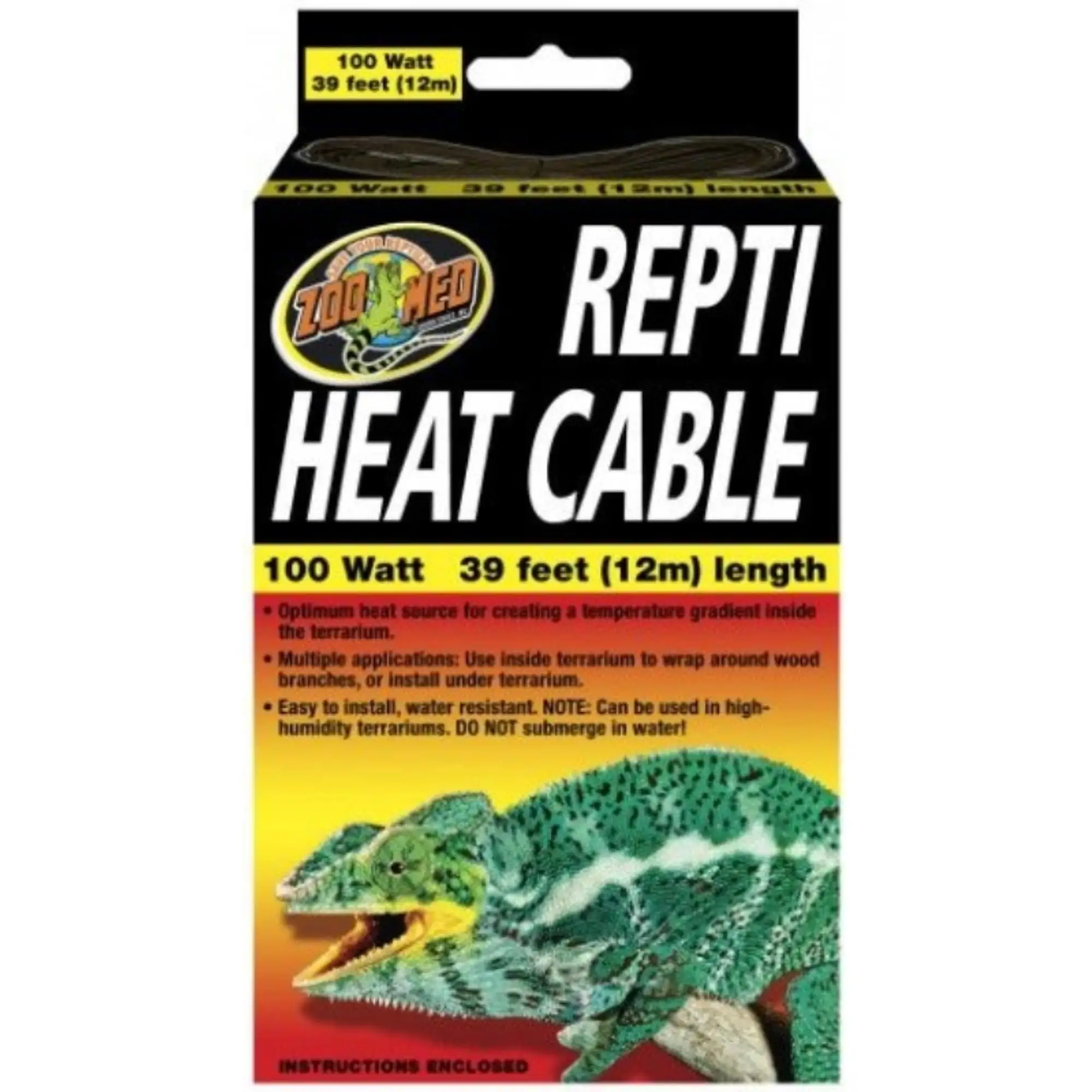 Zoo Med Repti Heat Cable 100 Watts 39 ft