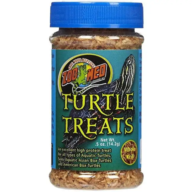 Zoo Med Turtle Treats Whole Krill High Protein Treat for All Turtles