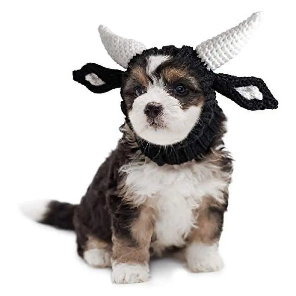 Zoo Snoods Bull Dog Costume - Neck and Ear Warmer Snood for Pets (Small)