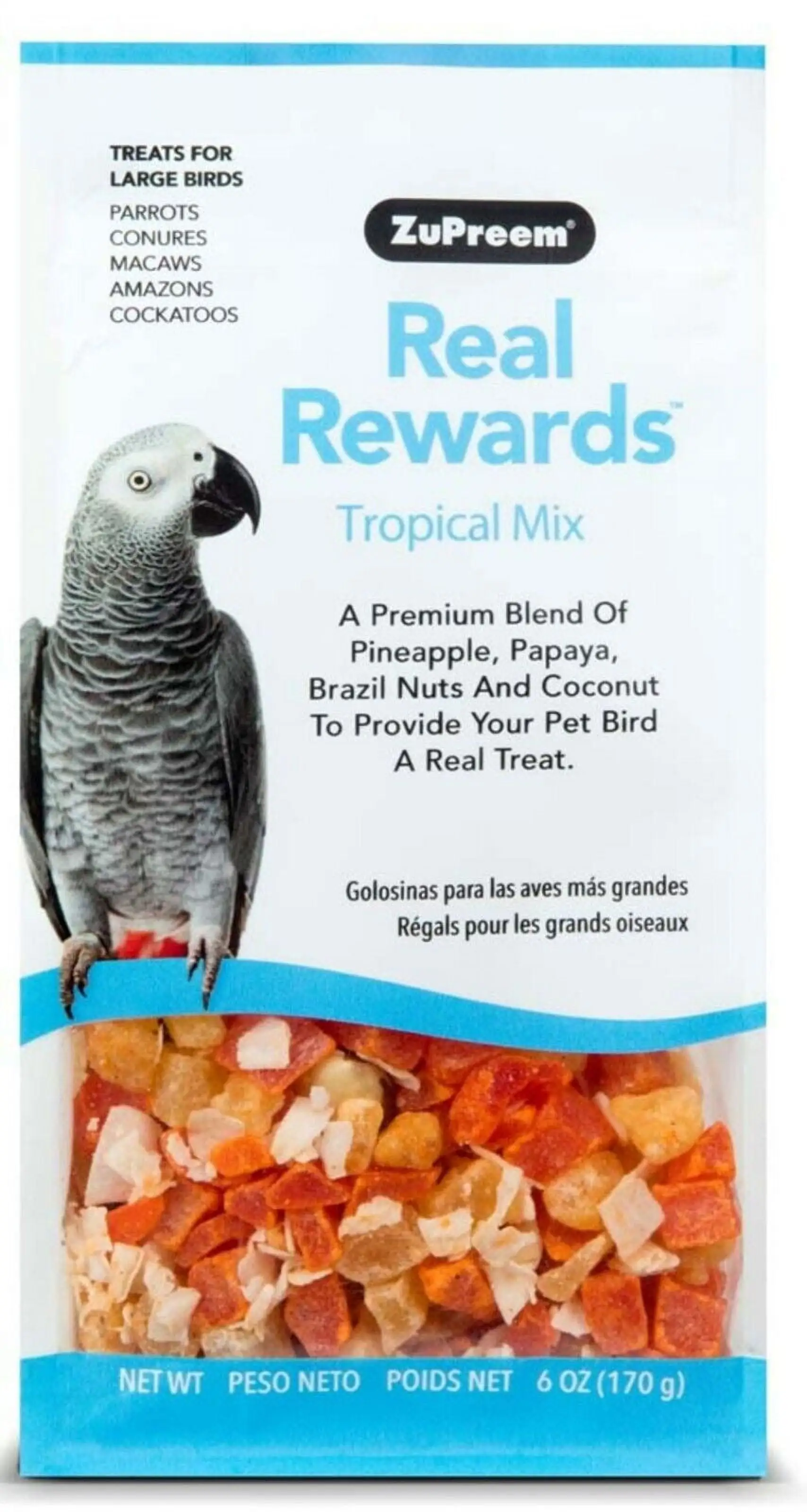 ZuPreem Real Rewards Treats For Large Birds 1ea/6 oz