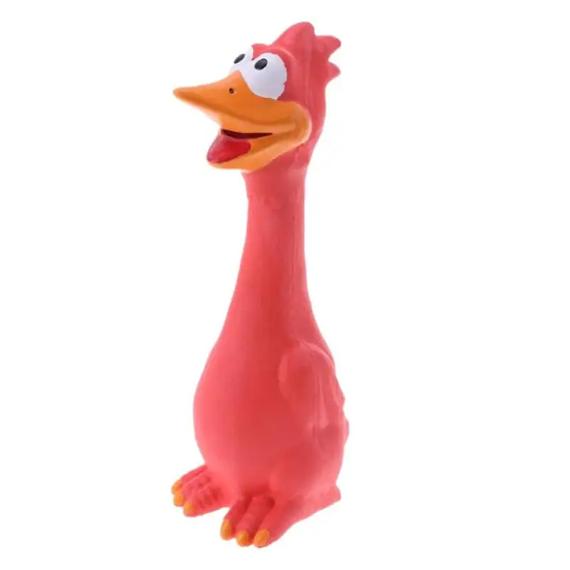 ZuiguangbaoDogs Puppy Squeak Toys Screaming Rubber Chicken Toy For Dogs Latex Squeaker Chew Training Products