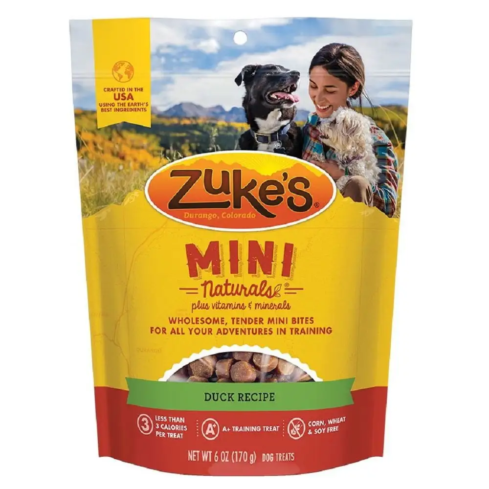 Zuke's Dog Mini Naturals Delicious Duck 6oz