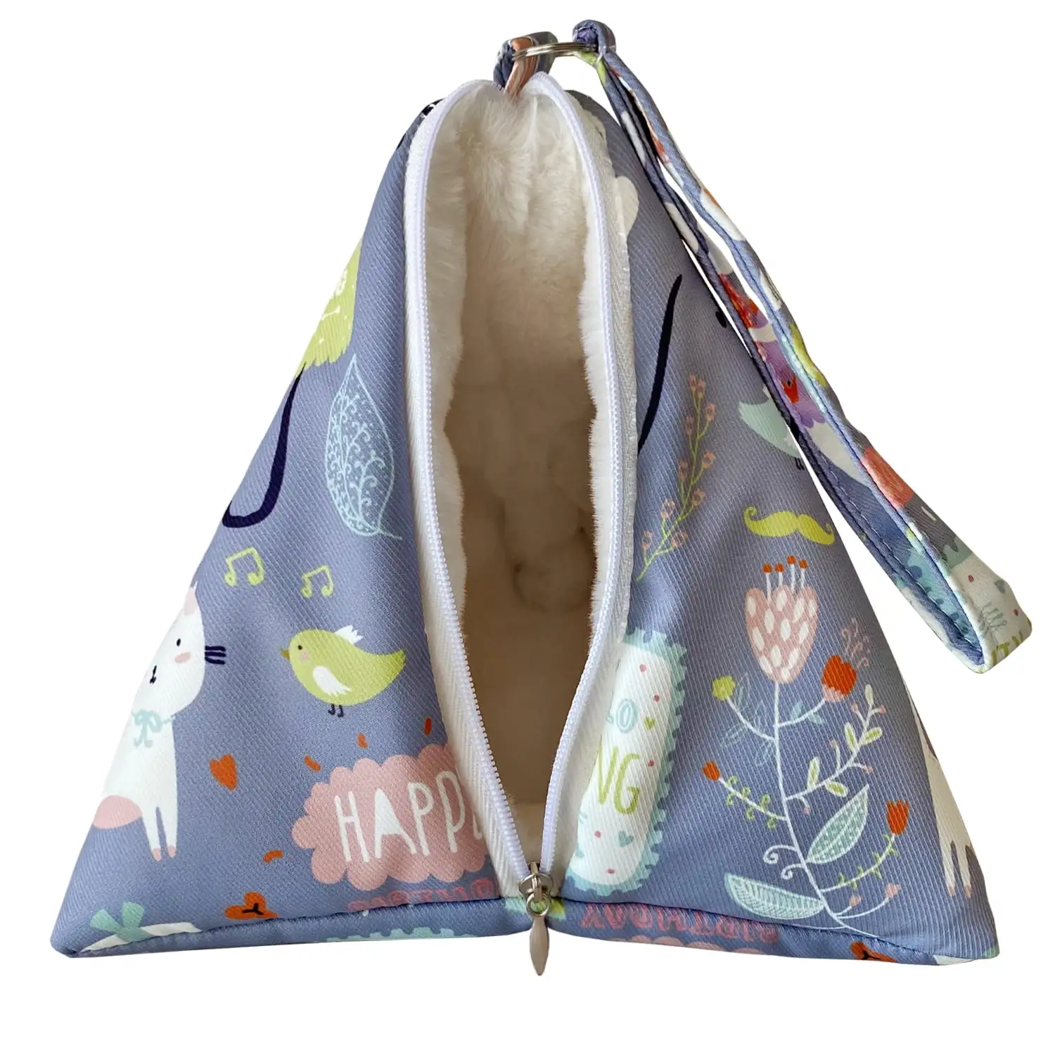 Sugar Gliders Bonding Pouch Carrier for Hamsters. Squirrels. Rats. Small Animals ( Mist Blue )