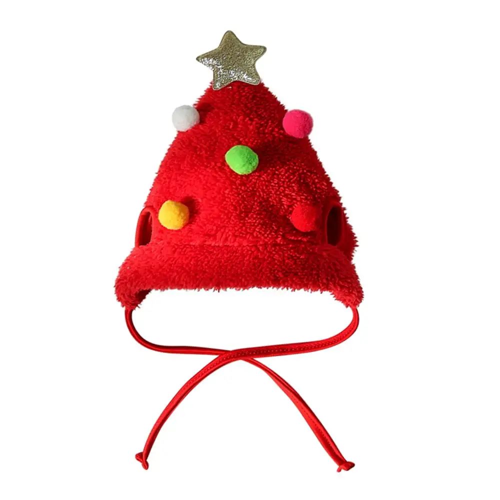 Deals Pet Dog Santa Hat Costume 3D Christmas Hat Christmas Tree Hat Elk Antler Pet Hat Dog Headband Cute Small Dogs Head Accessories Headdress for Large Medium Dogs Cats Xmas Party Dressup Decoration