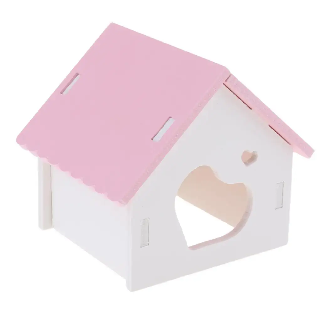 Hamster Hideout Nest House Deluxe Chew Chinchilla. Mouse. Gerbil pink