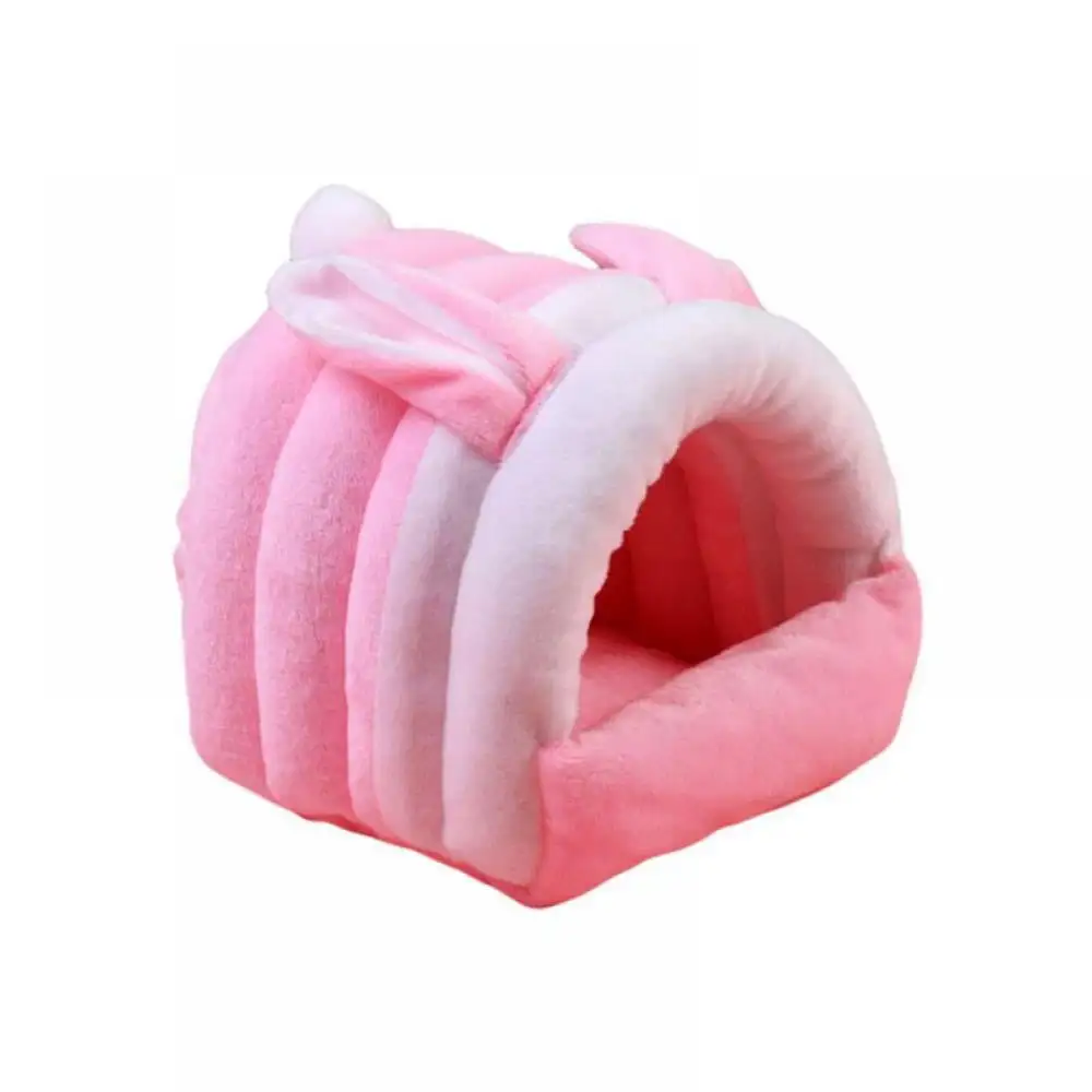 Warm Comfortable Small Pet Animals Bed Mini House Cage Cave.for Hamster Bunny Ferrets Rats Hedgehogs Chinchilla