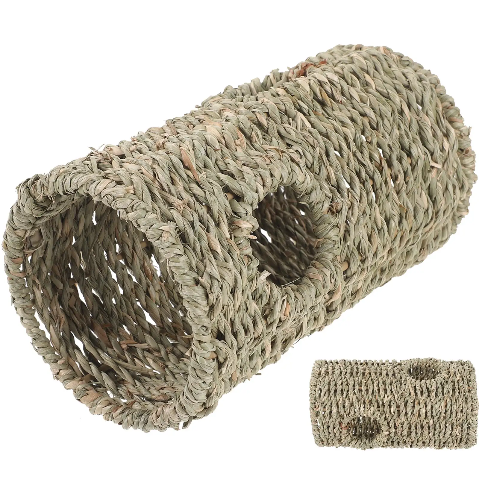 Straw Rope Tunnel Hamster Tunnel Toy Guinea Pig Summer Tunnel Straw Tunnel