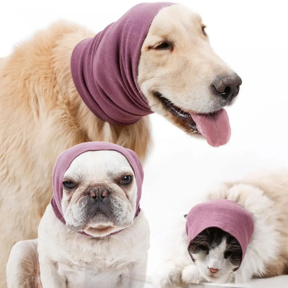 Groomer Pet Dog Grooming Turban. Noise-proof Earmuffs Are Soft And Comfortable. Keep Warm And Isolate Noise Bandanas