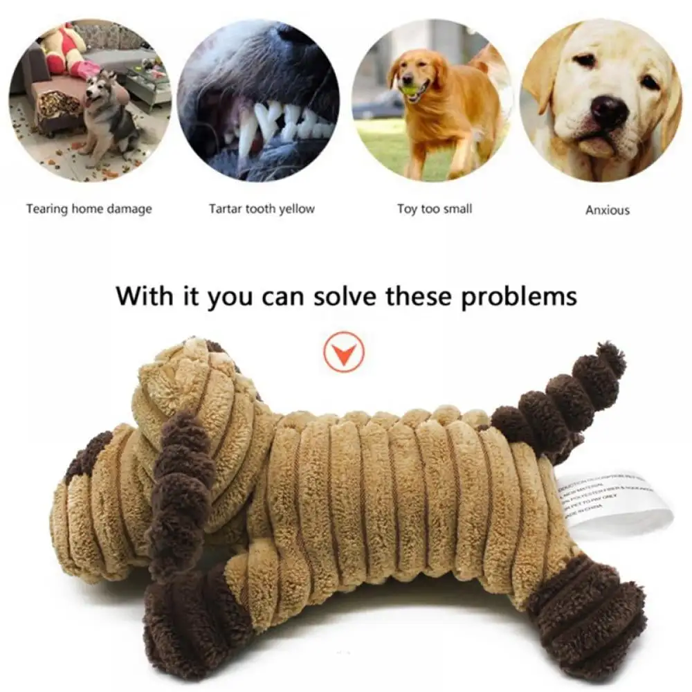 Dog Squeaky Toys. Pet Toys Dog Toy Animals Dog Plush Toy Dog Chew Toy for Small Medium Large Dogs Squeeky Doggie Toys Puppy Toys Squeak